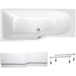 Siko 160x80 cm beata plus baignoire bain / douche asymétrique en acrylique, gauche + tablier 160 cm + ... Siko 160x80 cm beata plus baignoire bain / douche asymétrique en acrylique, gauche + tablier 160 cm + ...