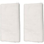 Silencieux d'�chappement pour moto, 2 pi�ces, en fibre de verre de coton, 35x25cm, tissu d'emballage ...