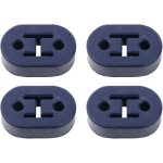 Pour silent bloc echappement silencieux d'�chappement de voiture � universel bleu de silicium 4pcs cintres ...