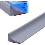 Silicone seuils de douche, 100cm bande impermable pliable, joint etancheite douche, joint de douche ...