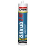 Silirub 2 at - mastic silicone neutre de construction et de vitrage - soudal - cartouche de 300 ml transparent ...