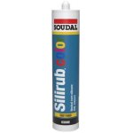 Soudal ? mastic silicone neutre silirub color 300 ml ral 3004 ? r�sistant aux uv ? pour joints de construction ...