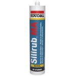 Silirub ma - mastic silicone sp�cial neutre - soudal - cartouche de 310 ml ral 7030 - gris pierre