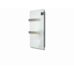 Radialight silk radiateur sèche - serviettes programmable avec surface en verre 750w blanc Radialight silk radiateur sèche - serviettes programmable avec surface en verre 750w blanc