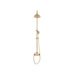 Silla lgant colonne de douche retro avec mitigeur rglable en hauteur systme de douche, dor