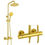 Ensemble de douche en approche sentini avec thermostat s - 1170g or