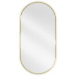 Desconocido - silla miroir mural ovale, 100 x 50 cm, cadre dor�