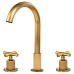 Robinet de bain 3 trous veranni sem - 1106v, vieux or