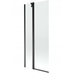 Silla pare - baignoire pivotant, 80x150 cm, noir