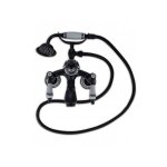 Desconocido - silla robinet de baignoire en laiton retro, mural, noir Desconocido - silla robinet de baignoire en laiton retro, mural, noir