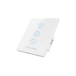Interrupteur pour volet roulant connect� wifi tactile - blanc silumen