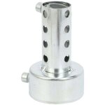Silver pot d'�chappement de moto peut ins�rer silencieux baffle db 48mm x 80mm