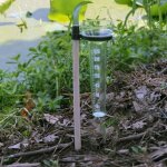 Type simple pluviom�tre, outils de technicien agricole record d'observation de pluie, tasse � mesurer ...