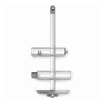 Simplehuman - accessoires de salle de bains - tablette pour douche caddy plus, réglable, inox bt1099 Simplehuman - accessoires de salle de bains - tablette pour douche caddy plus, réglable, inox bt1099