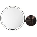 Simplehuman - miroirs cosmtiques - miroir cosmtique mural avec capteur, dark bronze st3023