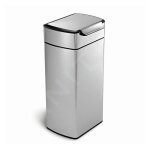 Simplehuman - poubelles - poubelle 30 l, touch - bar, inox bross� cw2015