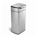 Simplehuman - poubelles - poubelle 40 l, touch - bar, inox brossé cw2014 Simplehuman - poubelles - poubelle 40 l, touch - bar, inox brossé cw2014