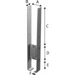 Simpson strong tie - pieds de poteaux cms Simpson strong tie - pieds de poteaux cms