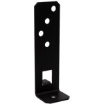 Simpson strong tie - pied de poteau reglable 200x55 ral9005 noir fonc� - 1 pi�ce