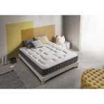 Simpur - relax matelas epaisseur 25 cm royal top visco - graphene 120x190 cm haut niveau de conductivite ...