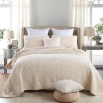 Sinbinta - leaf parure de lit double ultra douce dcorative avec housse de couette et taies d'oreiller ...