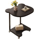 Table d'appoint en forme de c avec roulettes, table roulante de canapé, tables d'appoint pour le salon, ... Table d'appoint en forme de c avec roulettes, table roulante de canapé, tables d'appoint pour le salon, ...