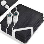 Sinnlein surmatelas chauffant �lectrique anthracite 160x140 cm avec arr�t automatique couverture thermique ...