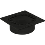 Siphon de cour pvc sortie Ø100 first 250x250 - anthracite Siphon de cour pvc sortie Ø100 first 250x250 - anthracite