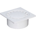 Siphon de cour pvc sortie Ø63 - 75 - 90 first 200x200 - gris Siphon de cour pvc sortie Ø63 - 75 - 90 first 200x200 - gris