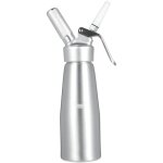 Siphon à crème fouettée professionnel en aluminium haute résistance de 500 ml avec 3 embouts en plastique ... Siphon à crème fouettée professionnel en aluminium haute résistance de 500 ml avec 3 embouts en plastique ...