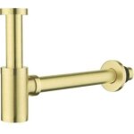 Siphon de lavabo en acier inox siphon pour vasque et lavabo laiton siphon de lavabo, universel syphon ...