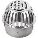 Siphon sol amovible anti blocage en acier inoxydable - design convexe, convient pour les balcons, salles ...