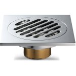 Fei yu - siphon de sol anti - odeur tout cuivre pour salle de bain joint d'eau peu profonde a usage unique ... Fei yu - siphon de sol anti - odeur tout cuivre pour salle de bain joint d'eau peu profonde a usage unique ...