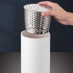 Siphon de sol, couvercle de siphon de sol antiblocage en acier inoxydable pour drainage extérieur pour ... Siphon de sol, couvercle de siphon de sol antiblocage en acier inoxydable pour drainage extérieur pour ...