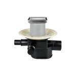 Ferrari srl - siphon de sol dn75 / 110 horizontal avec disconnecteur, 3 entrées dn40 / 50 et support ... Ferrari srl - siphon de sol dn75 / 110 horizontal avec disconnecteur, 3 entrées dn40 / 50 et support ...