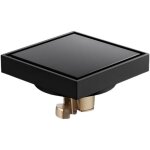 Siphon de sol invisible avec clapet anti - retour carrel� pour salle de bain et douche, anti - refoulement ...