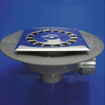 Siphon de sol pvc t - 86 - vh - i 10x10 50 - 40