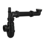 Nicoll - siphons universel avec tubulure gain de place lavabo et Évier - matières recyclées Nicoll - siphons universel avec tubulure gain de place lavabo et Évier - matières recyclées