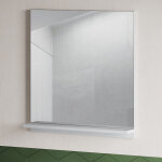 Sirhona - sonni miroir de salle de bains laiton / non - plomb 55 x 60 cm miroir mural avec tablette en ... Sirhona - sonni miroir de salle de bains laiton / non - plomb 55 x 60 cm miroir mural avec tablette en ...