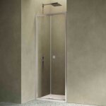 Siro - cabine de douche pour niche 90 cm avec porte rabattable