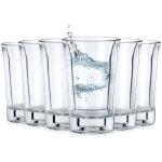 Six verres pour vodka liqueur ou shots - passent au lave vaisselle