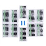 Sjlerst - 100 pcs fibre optique connecteur rapide, sc / apc embarqu fibre optique rapide connecteur ...
