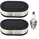 Lot de 2 filtres à air, pour tondeuse à gazon briggs & stratton 550e 550ex eco - plus 575ex series remplace ... Lot de 2 filtres à air, pour tondeuse à gazon briggs & stratton 550e 550ex eco - plus 575ex series remplace ...