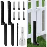 Sjlerst lot de 2 kits de r�paration de poteaux de cl�ture robustes de 85 cm d'ancrage de poteau de cl�ture ...