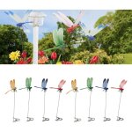 Sjlerst - 8 libellules artificielles anti - insectes jardin pelouse