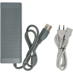 Sjlerst adaptateur secteur pour console de jeu xbox 360, chargeur avec cordon, prise 185 - 265veu