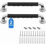 Sjlerst - barre d'appui wc, 60cm lot de 2 antid�rapante barre d'appui de salle de bain, barres douche ...