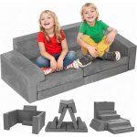 Canap de jeu pour enfant, fauteuil modulaire pour salle de jeux, 8 pices, pliable, kit de jeu, canap ...