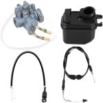 Sjlerst - carburateur carb filtre  air bote de cble d'acclrateur cble de starter pour yamaha y ...
