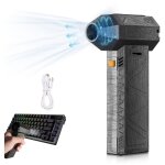 Sjlerst - d�poussi�reur d'air �lectrique, 130000 tr / min turbo jet fan portable jet dry blower batterie ...